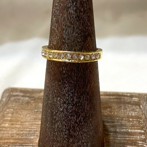Anthropologie Jewelry - Lucia Crystal Band Ring Size 6